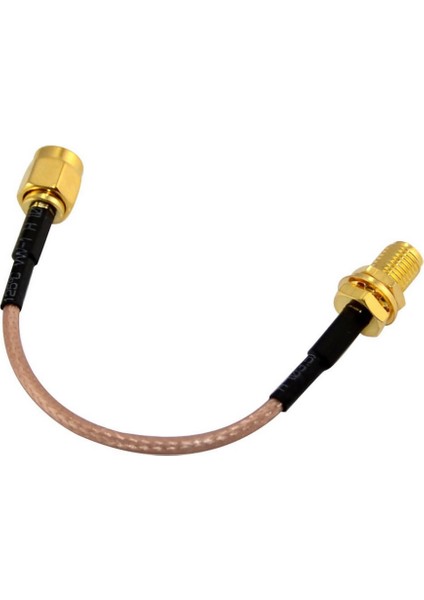 RG316 10cm SMA Erkek Dişi Kablo RF Uzatma Kablosu 50 Ohm 0-6Ghz Koaksiyel Wifi Gsm Gprs Anten