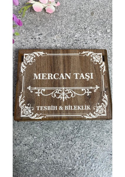 Mercan Taşı Tesbih ve Bileklik Seti – Doğal Taş, Özel Ahşap Kutulu, Hediye Seçeneği modelleri