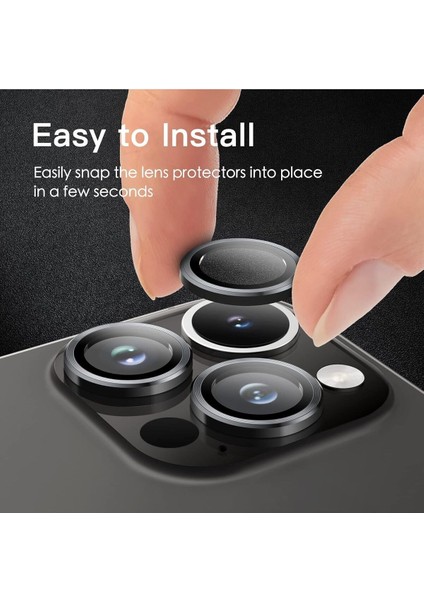 Iphone 12 Pro / 12 Pro Max Uyumlu Kamera Lens Koruyucu Mercek Çerçeve modelleri