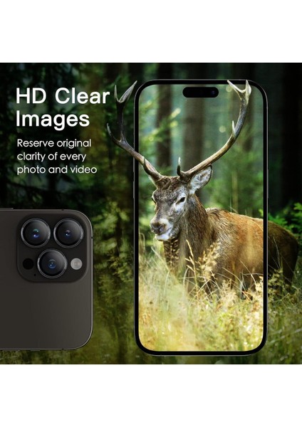 Iphone 12 Pro / 12 Pro Max Uyumlu Kamera Lens Koruyucu Mercek Çerçeve fırsatları