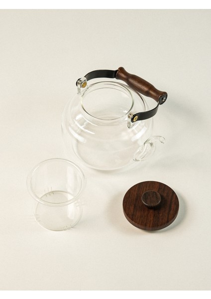 Orvia Akasya Saplı Süzgeçli Cam Demlik (1000 Ml) fiyatları