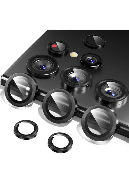 Samsung Galaxy S25 Ultra Uyumlu Kamera Lens Koruyucu Mercek Çerçeve