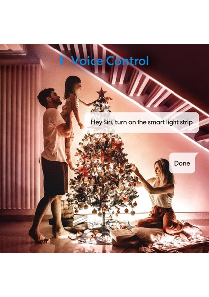 Akıllı LED Şerit Wi-Fi Rgb 5 Metre MSL320 Pro (Apple Home Destekli) modelleri