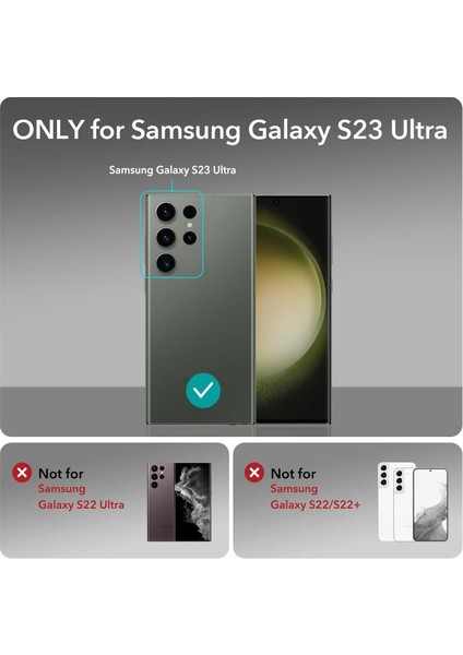 Samsung Galaxy S23 Ultra Uyumlu Kamera Lens Koruyucu Mercek Çerçeve fiyatları