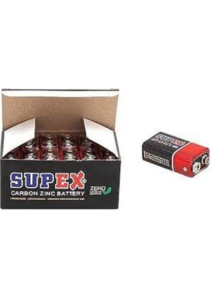 6F22 9V Çinko Karbon Pil 12 Li Paket fiyatları