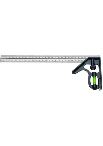 300 Mm. Terazili Gönye ve 175 Mm. Alüminyum Üçgen Gönye 2'li Set