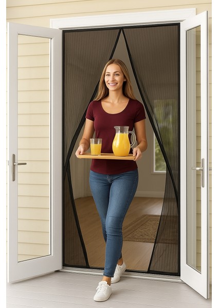 Mıknatıslı Kapı Sinekliği 105X210 cm Sinek ve Haşere Önleyici Balkon Kapı Perdesi modelleri
