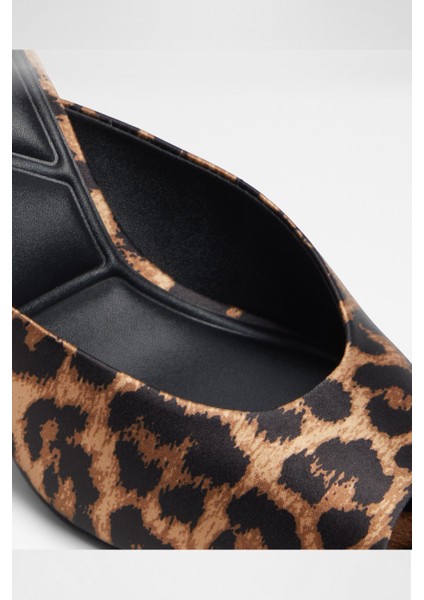 Elenara Sandalet Topuklu Terlik - Karışık