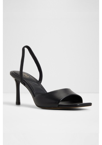 Andya Sandalet Orta Boy Topuklu Sandalet - Siyah fırsatları