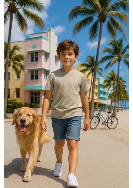 Taş Çocuk T-Shirt Kız Erkek Unisex | %100 Pamuk |