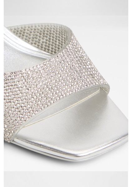 Andyana Sandalet Orta Boy Topuklu Sandalet - Metalik indirimleri