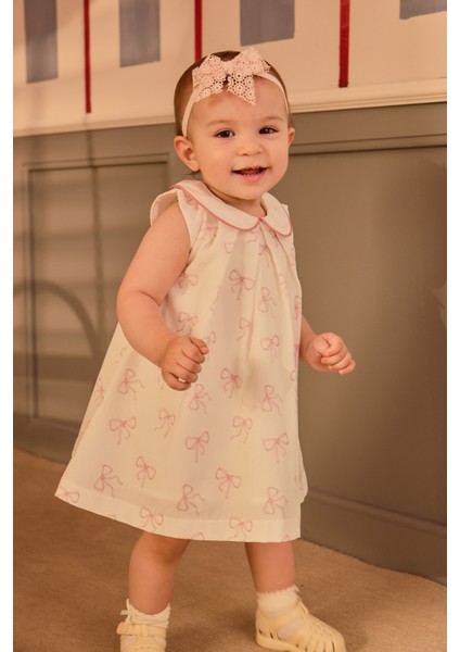 Kız Bebek Elbisesi - Kurdele / Pembe modelleri