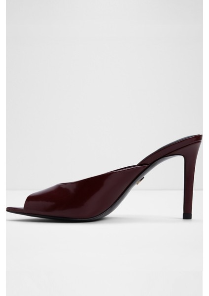 Elenara Sandalet Topuklu Terlik - Kırmızı modelleri