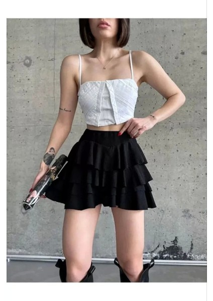 Şık Siyah Mini Etek fiyatları