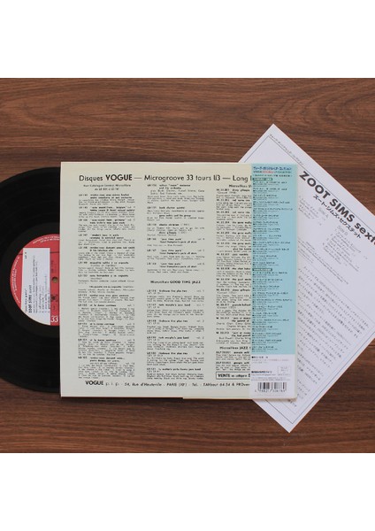 Zoot Sims – Zoot Goes To Town: Jazz Time Paris, Vol. 8 (10'' Plak) fiyatları