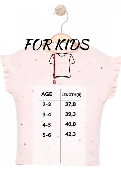 Kız Çocuk Taş Işlemeli T-Shirt -Çocuk Giyim fırsatları