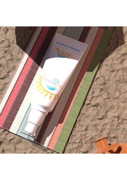 İpek Proteinli Güneş Kremi Yüksek Koruma Spf 50 | Kolajenli Cilt Tonu Dengeleyici Uva-Uvb 75 ml