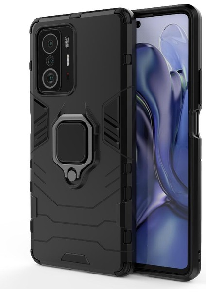 Xiaomi 11T/11T Pro 5g 360 &deg; Dönen Halka Darbeye Kapak Askeri (Yurt Dışından) modelleri