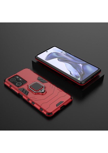 Xiaomi 11T/11T Pro 5g 360 &deg; Dönen Halka Darbeye Kapak Askeri (Yurt Dışından) fiyatları