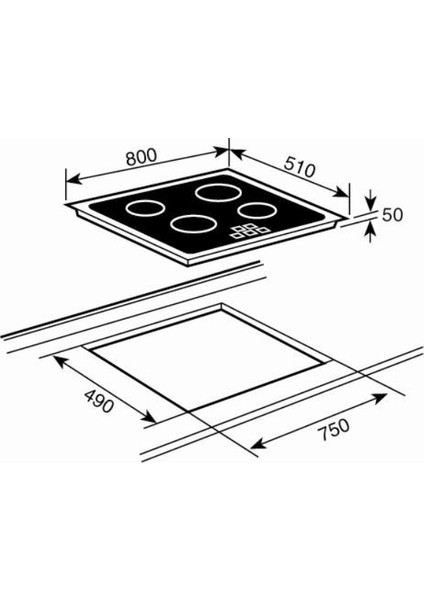 Ir 8400 80 cm Indüksiyonlu Ocak fiyatları