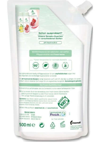 Aloe Vera Krem Sabun 500 ml + Badem Özlü Krem Sabun 500 ml + Senses Nar Krem Sabun 500 ml