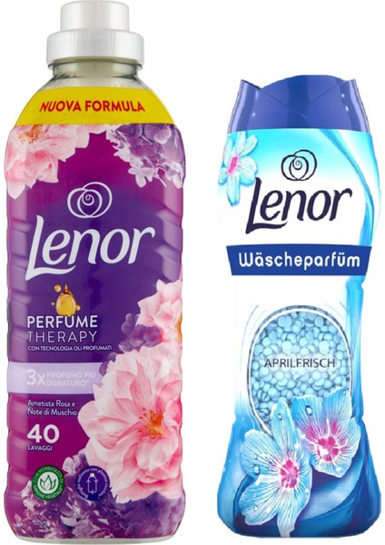 Ametista Rosa Çamaşır Yümuşatıcısı 40 Yıkama % Lenor Granül Parfüm Aprilfresh 210 Gr.