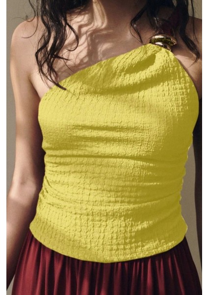 Şık Aksesuar Detaylı Bluz fırsatları