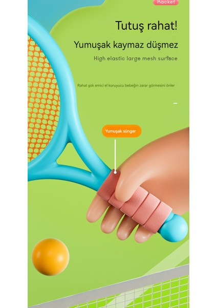 Ebeveyn-Çocuk Etkileşimi Açık Hava Sporları Badminton Raket Seti (Yurt Dışından) modelleri