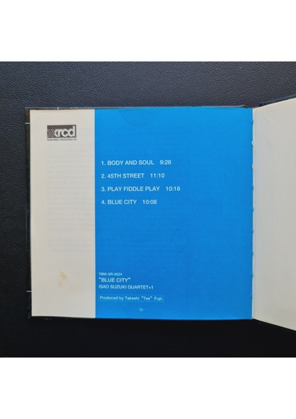 Isao Suzuki Quartet +1 – Blue City (Xrcd) fırsatları