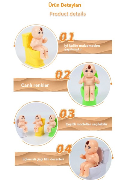 Eğlenceli Oyuncak - Fışkırtma Klozet Kapağı Bebeği (Yurt Dışından) indirimleri