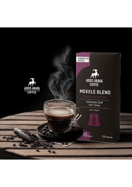 Mekele Blend Kapsül Kahve 100'LÜ ( Nespresso Ile Uyumlu Alüminyum Kapsül Kahve ) fiyatları