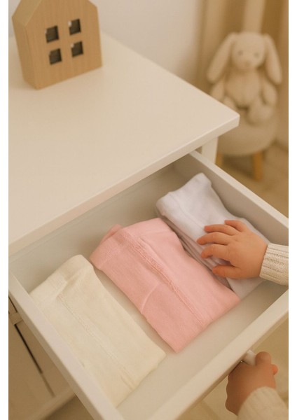 3'lü Kız Bebek & Çocuk Pamuklu Düz Renkl Külotlu Çorap modelleri