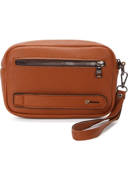 Erkek El Askılı Portföy Clutch El Çantası NEWPOLO256 - Taba fırsatları