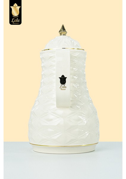 Cam Hazneli Termos Elmas-1 | 1.0 Lt | Kahve & Çay | 12 Saat Sıcak / 24 Saat Soğuk | Yerli Üretim (Swan) modelleri