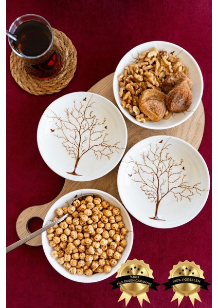 Karizma Hayat Ağacı 4 Parça Çerez Tabağı fırsatları