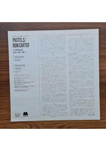 Ron Carter – Pastels modelleri
