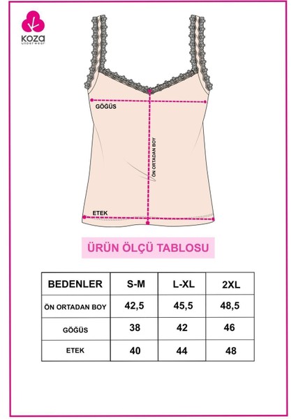 Kadın 2'li Dantel Askılı Atlet modelleri