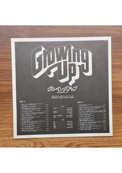 Growing Up Original Sound Track Album modelleri