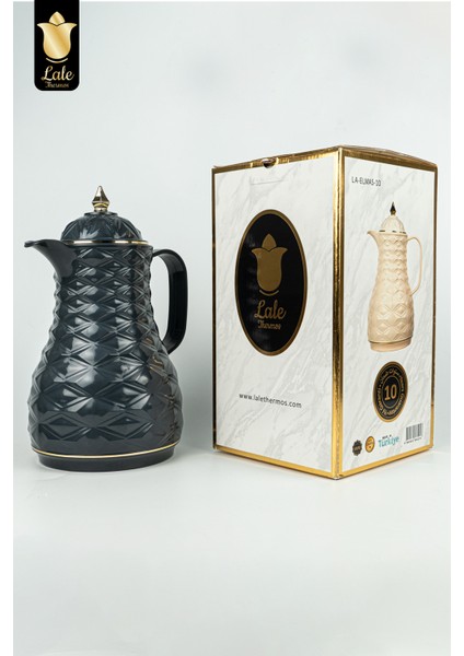 Cam Hazneli Termos Elmas-1 | 1.0 Lt | Kahve & Çay | 12 Saat Sıcak / 24 Saat Soğuk | Yerli Üretim (Iron) indirimleri