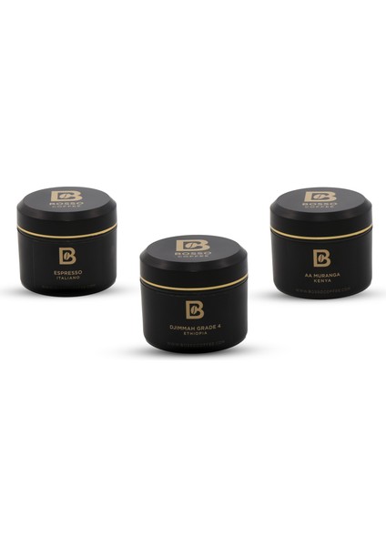 Signature Ground Espresso - 3'lü Set + 12 Tek Kullanımlık Sos