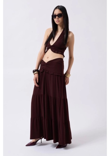 Yumuşak Kumaşlı Kadın Crop Bluz fiyatları