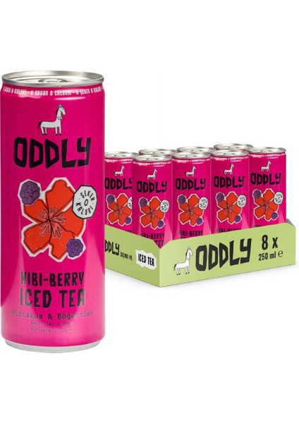 Hıbıberry Soğuk Çay Kutu Hibiscus Böğürtlen 250 ml x 8 Adet fiyatları