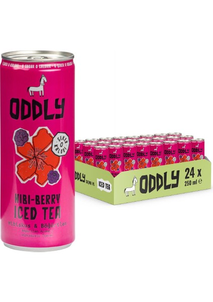 Hıbıberry Soğuk Çay Kutu Hibiscus Böğürtlen 250 ml x 24 Adet fiyatları