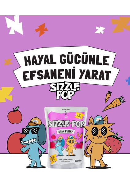 STAY FUNNY HAVUÇ KIRMIZI ELMA ÇİLEK POUCH 200 ML fırsatları