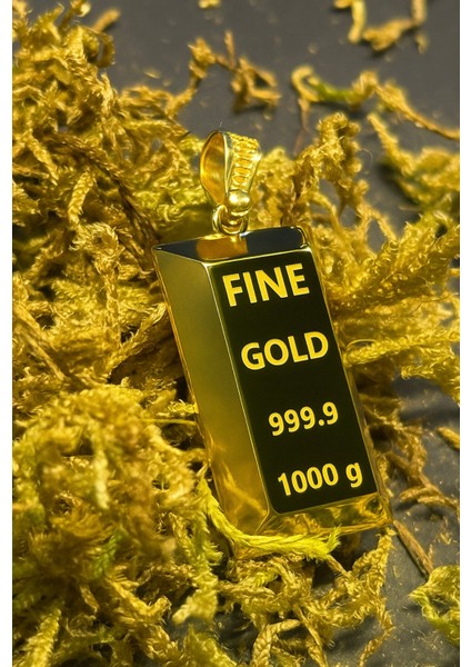 22 Ayar Külçe Model Kolye Ucu 1,5 gram