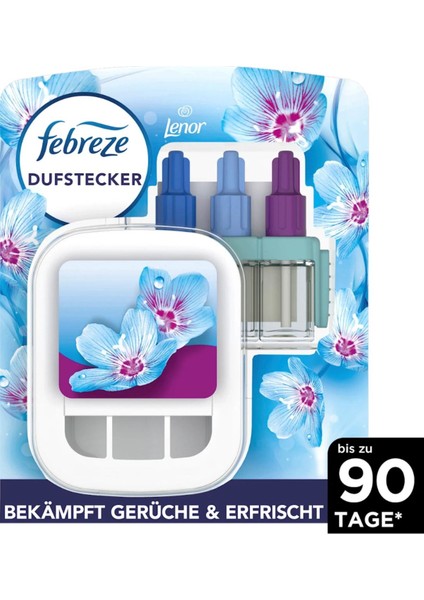 Elektrikli 3’lü Oda Kokusu Cihazı Başlangıç Seti – Lenor Aprilfresh 20ML