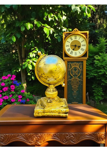 Biblo Aksesuar Yuvarlak Gold Akrilik 25X18CM Aksoylar Home Avm fiyatları