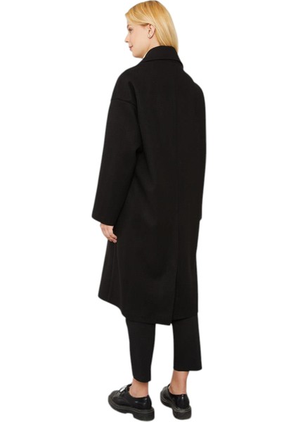 Kadın Oversize Astarsız Kaşe Kaban indirimleri