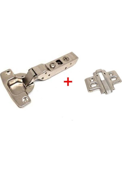 Samet Master Frensiz Yarım Deve Menteşe + Menteşe Tabanı - Paket 5 Li