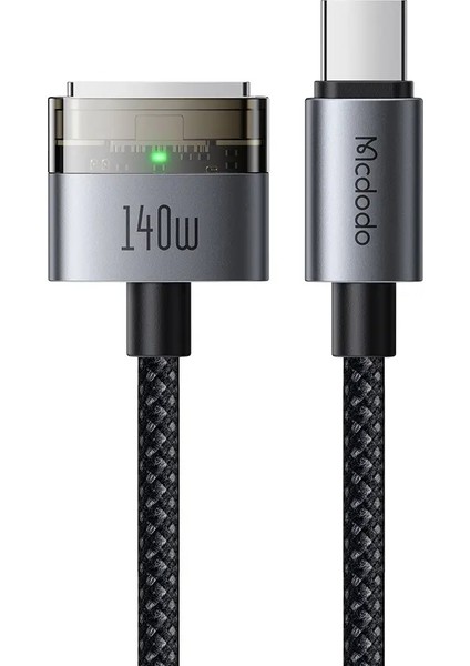 CA-2070 140W Usb-C - Magsafe 3 Manyetik Bağlantı Kablosu 2m - Siyah